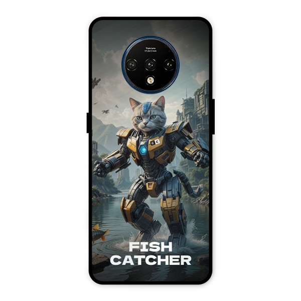 Fish Catcher Metal Back Case for OnePlus 7T