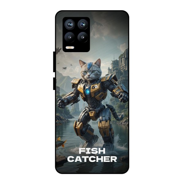Fish Catcher Metal Back Case for Realme 8 Pro