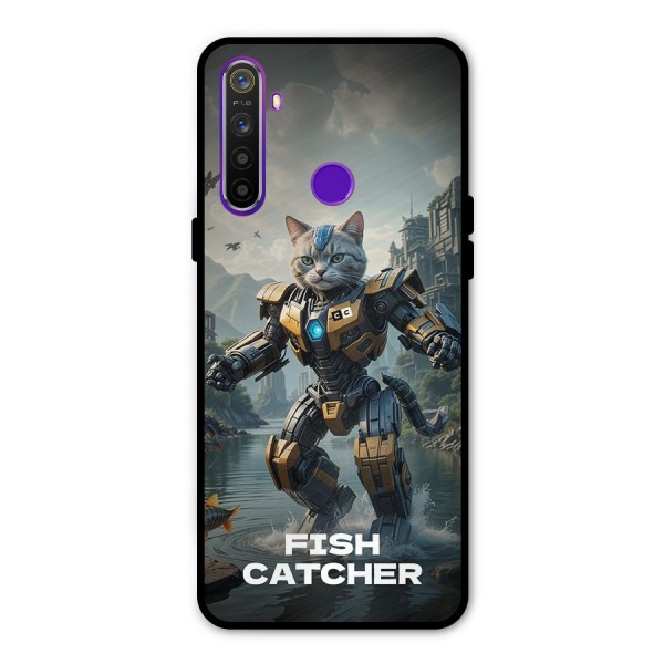 Fish Catcher Metal Back Case for Realme Narzo 10