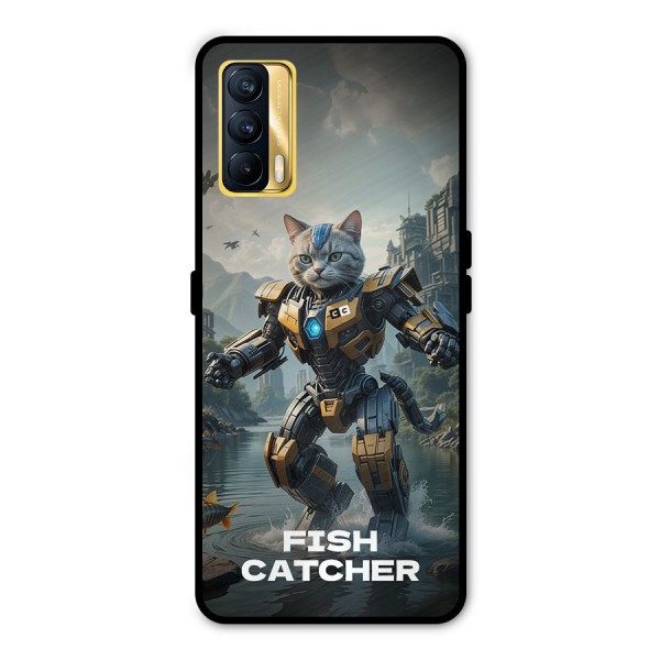 Fish Catcher Metal Back Case for Realme X7