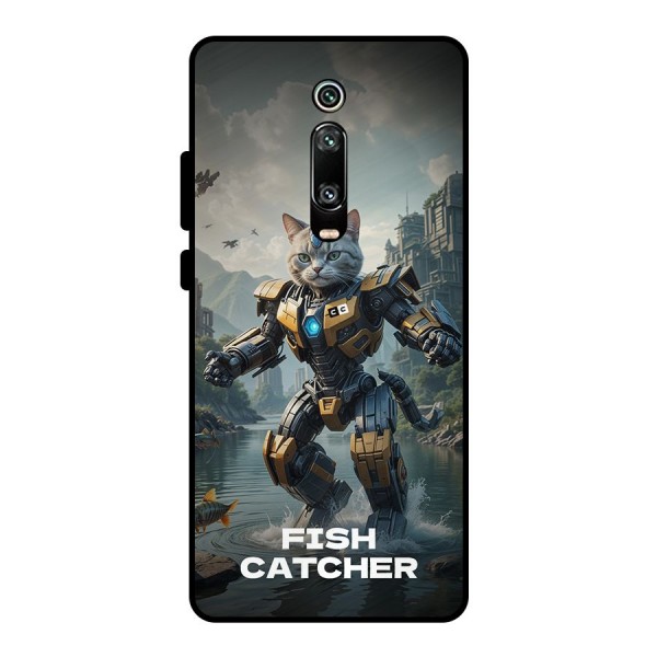 Fish Catcher Metal Back Case for Redmi K20 Pro