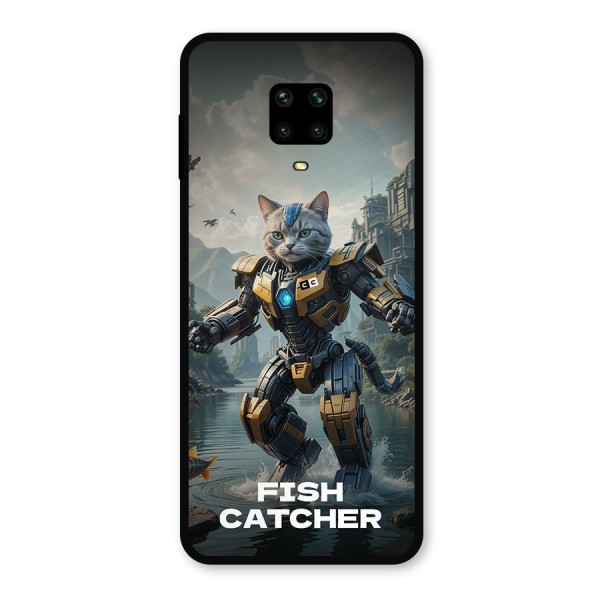 Fish Catcher Metal Back Case for Redmi Note 9 Pro Max
