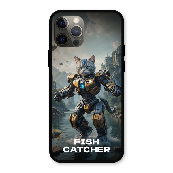 Fish Catcher Metal Back Case for iPhone 12 Pro
