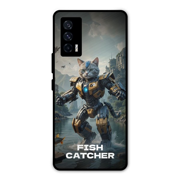 Fish Catcher Metal Back Case for iQOO 7 5G