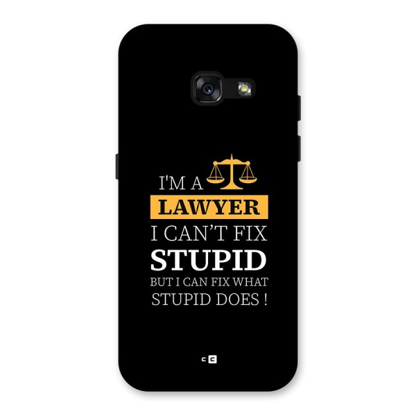 Fix Stupid Case Back Case for Galaxy A3 (2017)