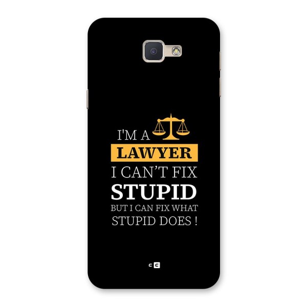 Fix Stupid Case Back Case for Galaxy J5 Prime