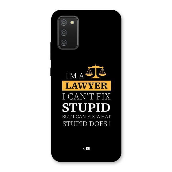Fix Stupid Case Back Case for Galaxy M02s