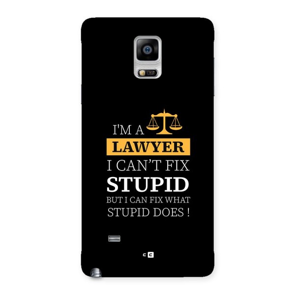Fix Stupid Case Back Case for Galaxy Note 4