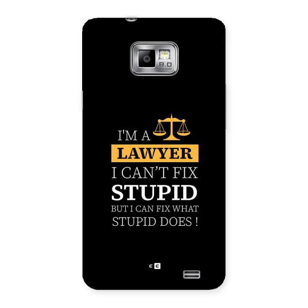 Fix Stupid Case Back Case for Galaxy S2