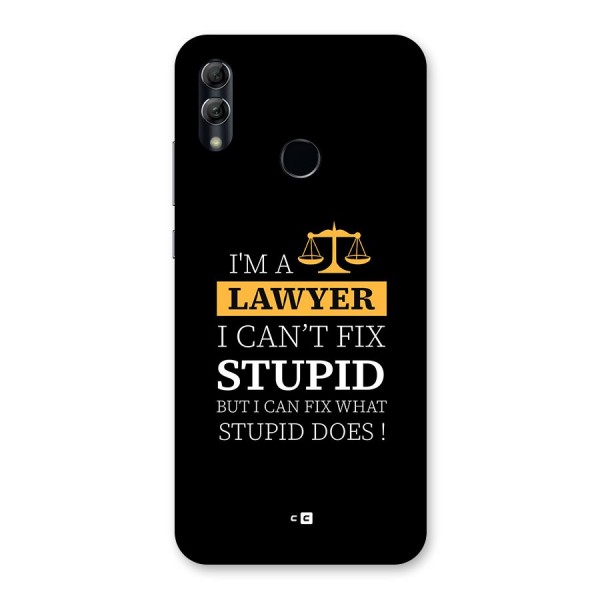 Fix Stupid Case Back Case for Honor 10 Lite