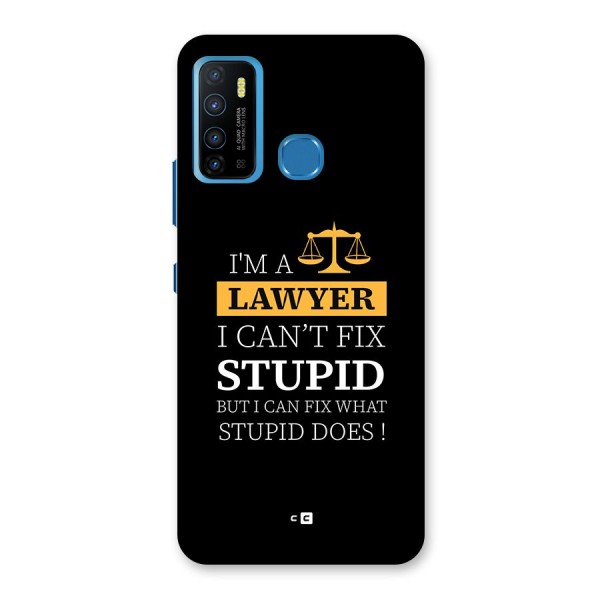 Fix Stupid Case Back Case for Infinix Hot 9