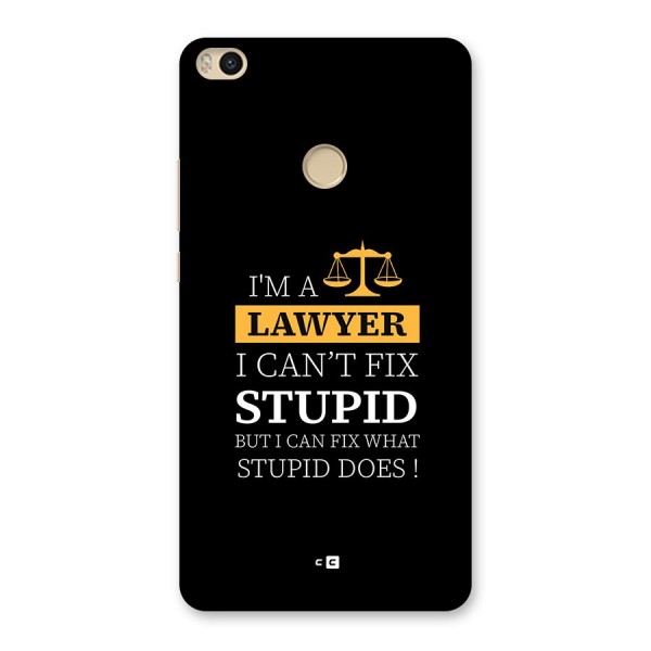 Fix Stupid Case Back Case for Mi Max 2