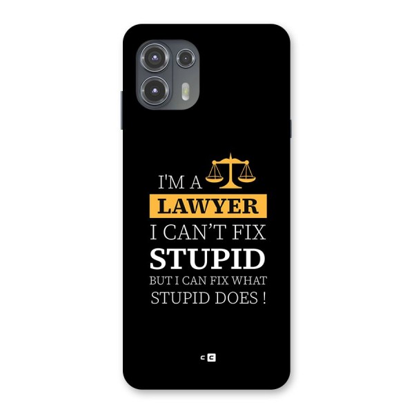 Fix Stupid Case Back Case for Motorola Edge 20 Fusion
