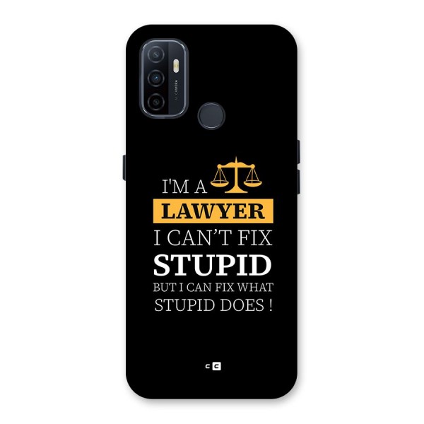 Fix Stupid Case Back Case for Oppo A32