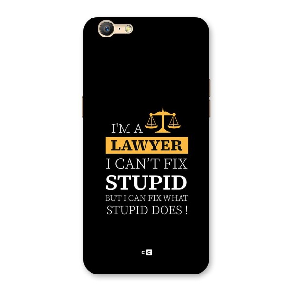 Fix Stupid Case Back Case for Oppo A39