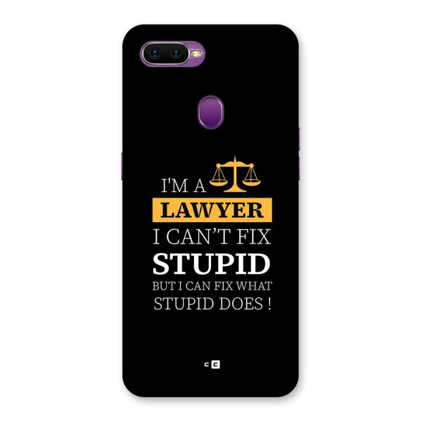 Fix Stupid Case Back Case for Oppo F9