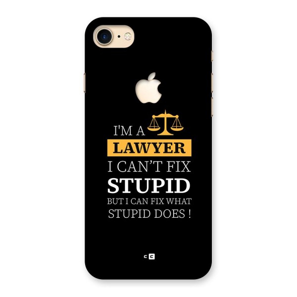 Fix Stupid Case Back Case for iPhone 7 Apple Cut