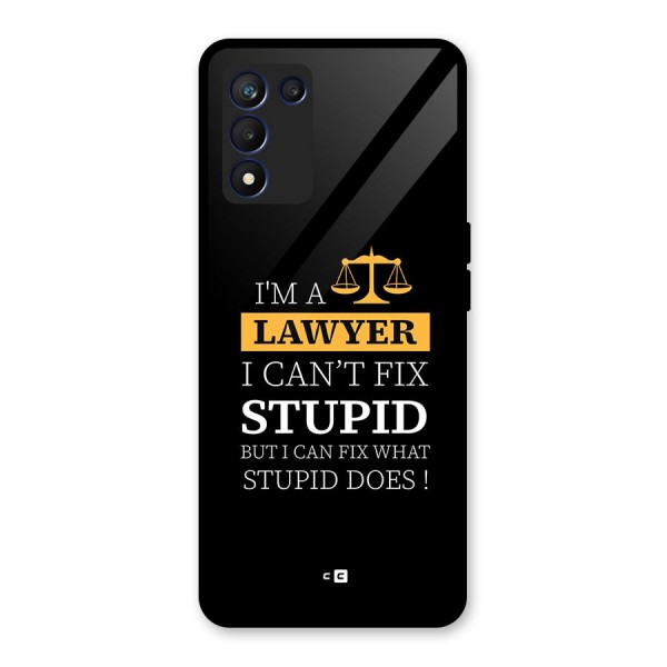 Fix Stupid Case Glass Back Case for Realme 9 5G Speed