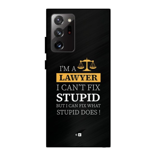 Fix Stupid Case Metal Back Case for Galaxy Note 20 Ultra