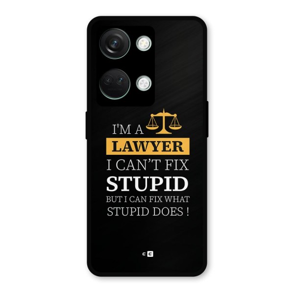 Fix Stupid Case Metal Back Case for OnePlus Nord 3
