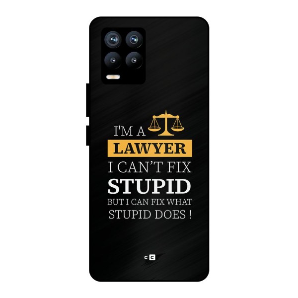 Fix Stupid Case Metal Back Case for Realme 8 Pro