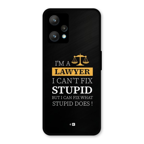 Fix Stupid Case Metal Back Case for Realme 9 Pro Plus 5G