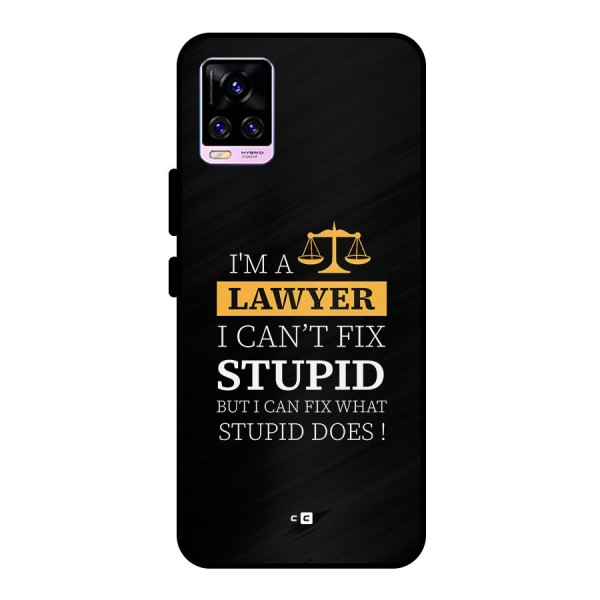 Fix Stupid Case Metal Back Case for Vivo V20 Pro