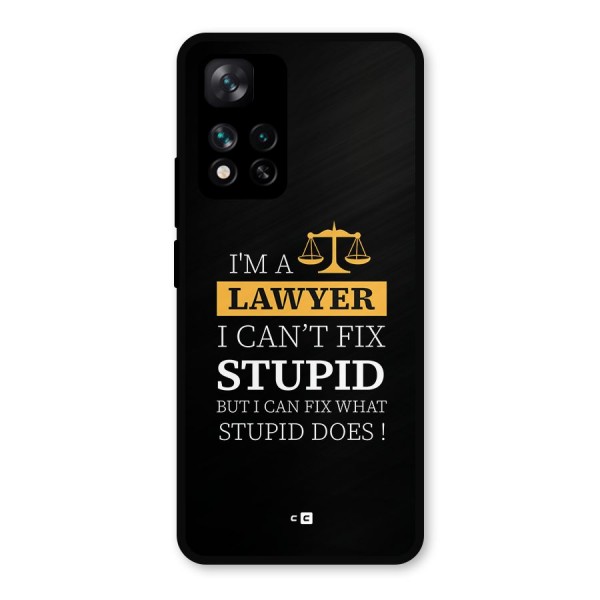 Fix Stupid Case Metal Back Case for Xiaomi 11i Hypercharge 5G
