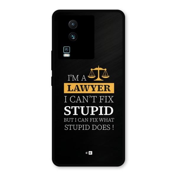 Fix Stupid Case Metal Back Case for iQOO Neo 7