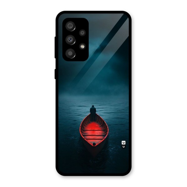 Floating Boat Glass Back Case for Galaxy A32