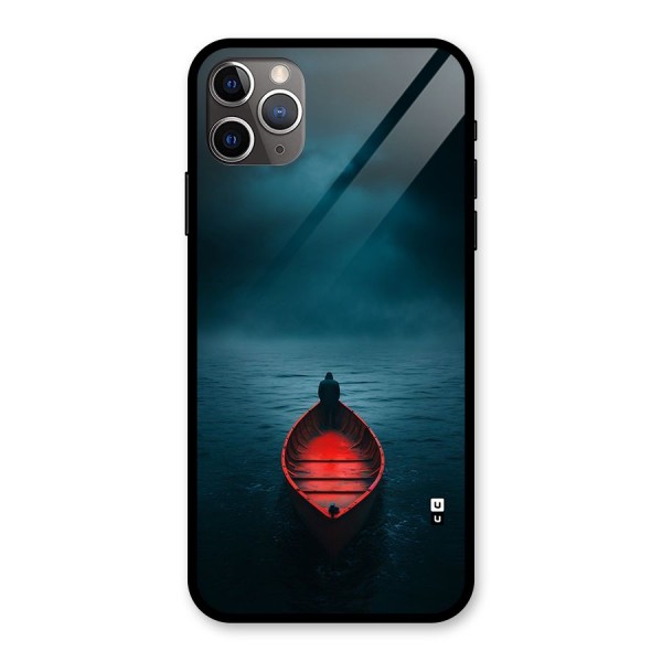 Floating Boat Glass Back Case for iPhone 11 Pro Max