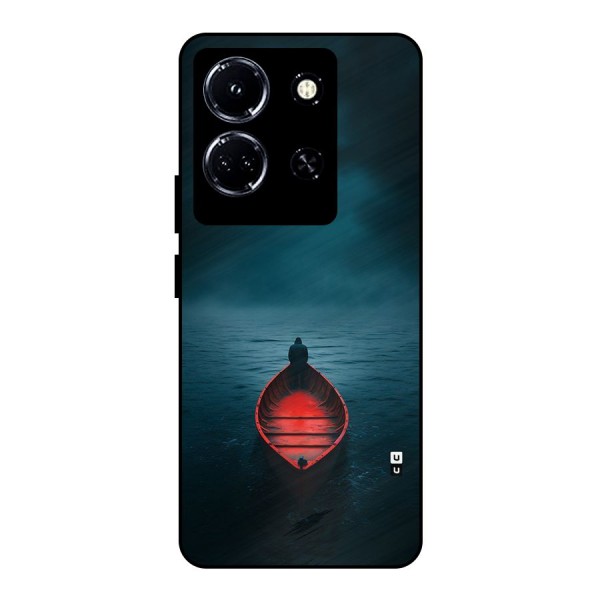 Floating Boat Metal Back Case for Infinix Note 30 5G