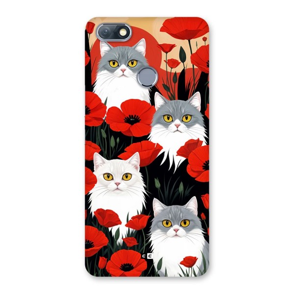 Floral Cat Back Case for Infinix Note 5