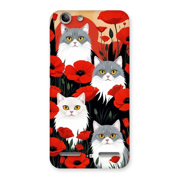 Floral Cat Back Case for Vibe K5 Plus
