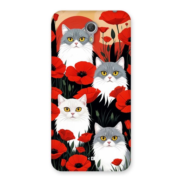 Floral Cat Back Case for Zuk Z1
