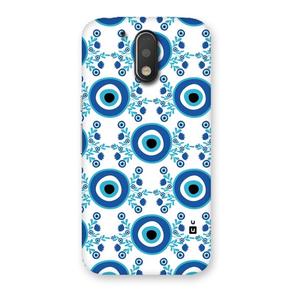 Floral Evil Eyes Back Case for Moto G4 Plus