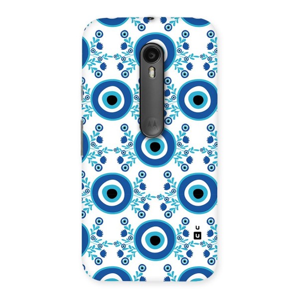 Floral Evil Eyes Back Case for Moto G Turbo