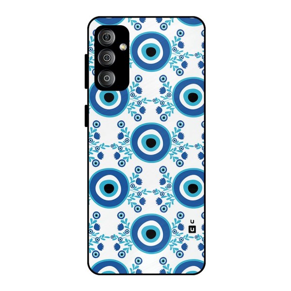 Floral Evil Eyes Metal Back Case for Galaxy F23