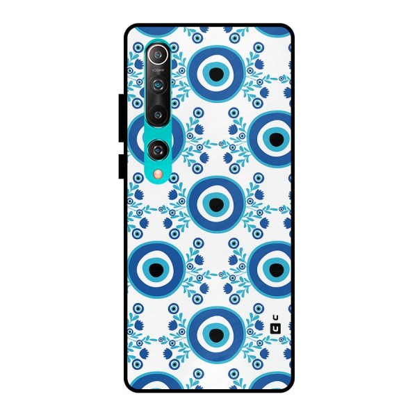 Floral Evil Eyes Metal Back Case for Mi 10