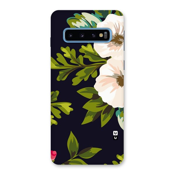 Floral Leaves Back Case for Galaxy S10