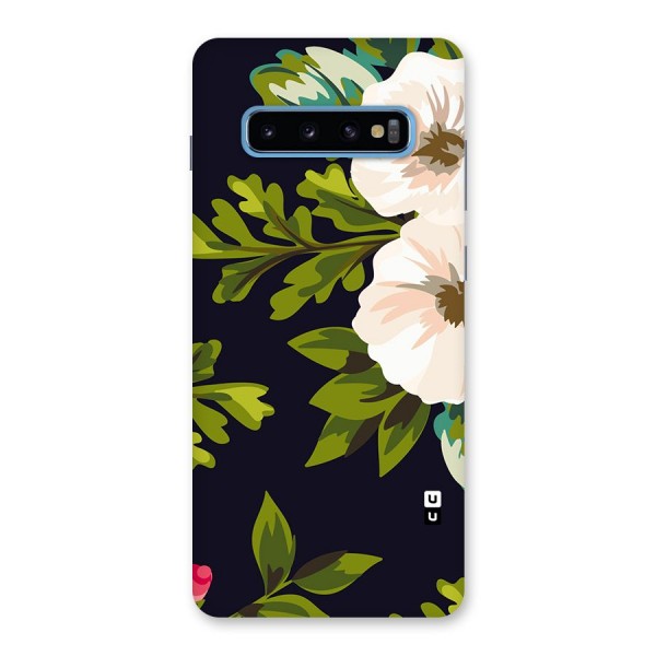 Floral Leaves Back Case for Galaxy S10 Plus