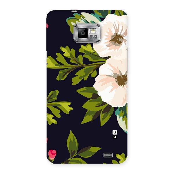 Floral Leaves Back Case for Galaxy S2