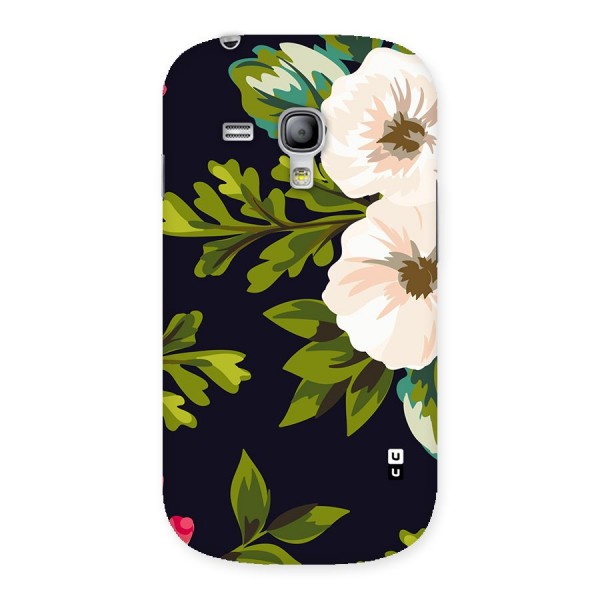 Floral Leaves Back Case for Galaxy S3 Mini