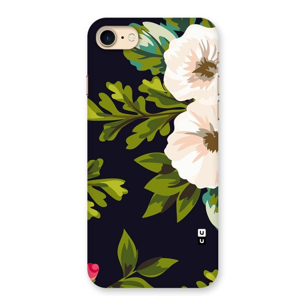 Floral Leaves Back Case for iPhone 7