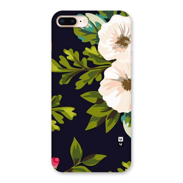 Floral Leaves Back Case for iPhone 8 Plus