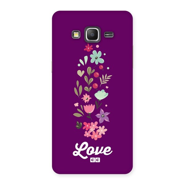 Floral Love Back Case for Galaxy Grand Prime