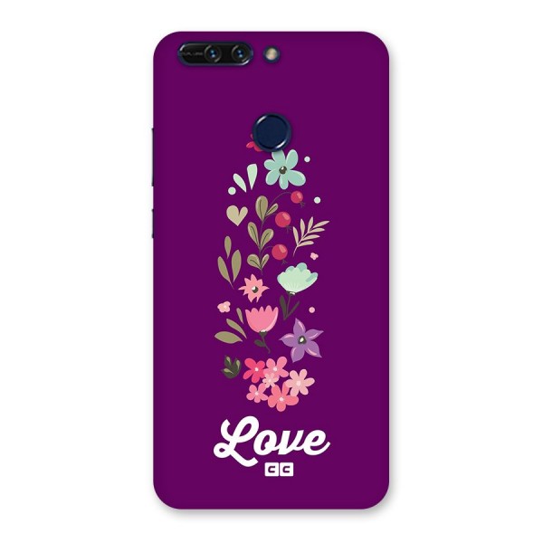 Floral Love Back Case for Honor 8 Pro
