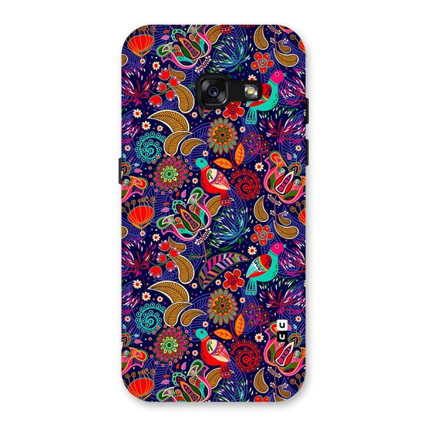Floral Seamless Pattern Spring Flowers Back Case for Galaxy A3 (2017)