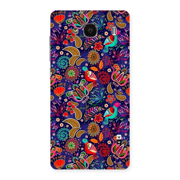 Floral Seamless Pattern Spring Flowers Back Case for Redmi 2 Prime