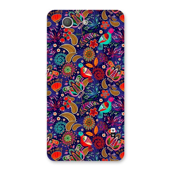 Floral Seamless Pattern Spring Flowers Back Case for Xperia Z3 Compact